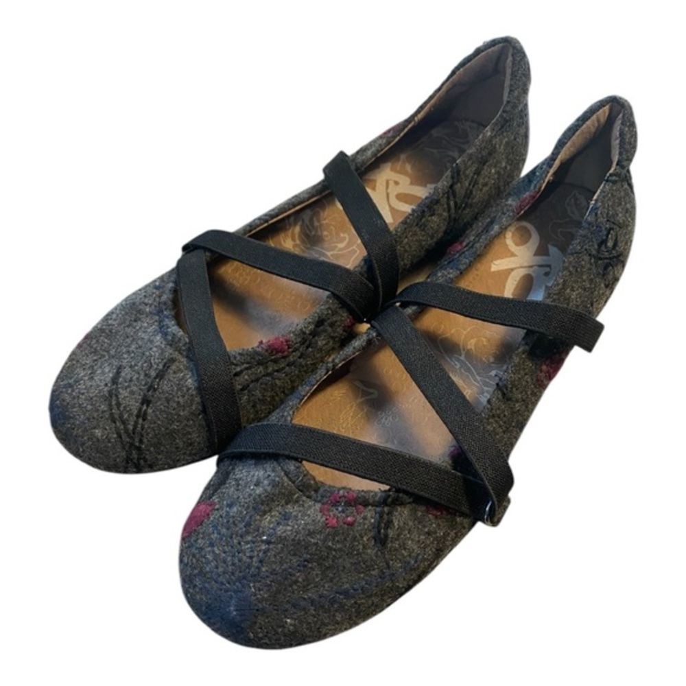 OTBT Park City Gray Ballet Flats